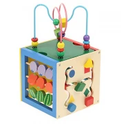 Cub din lemn multifunctional 5 in 1