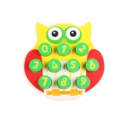 Puzzle sortare din lemn,bufnita