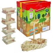 Joc de constructie din lemn,120 piese