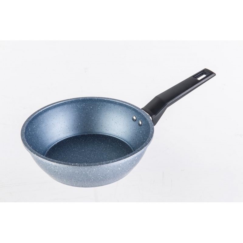 Tigaie wok din aluminiu placata cu ceramica, 1.6 Litri, 20 cm