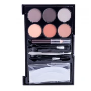 Paleta stilizare sprancene,6 nuante,creion,penseta,pensula