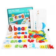 Puzzle,joc de ortografie, educativ cu litere si animale,invatare limba engleza