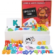 Puzzle, joc de ortografie,educativ cu exersarea literelor si cuvintelor, invatare limba engleza