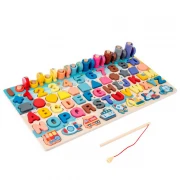 Puzzle 7 in 1 din lemn cu magneti