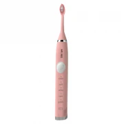 Periuta de dinti electrica Lila Care cu 4 capete, incarcare USB, roz
