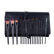 Set 18 pensule make-up cu husa neagra