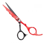 Foarfeca pentru tuns, 5.5 inch, rosu