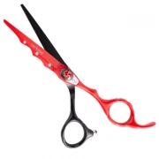 Foarfeca pentru tuns, 6 inch, rosu