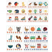 Puzzle din lemn, joc de ortografie, invatare limba engleza
