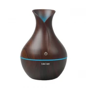 Umidificator si difuzor aromaterapie, 200 ml, maro