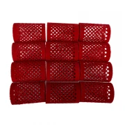 Set 12 Bigudiuri metalice cu catifea 40 x 65 mm
