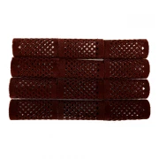 Set 12 Bigudiuri metalice cu catifea 28 x 65 mm