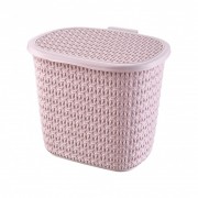 Cutie depozitare detergent,capac,20 x 26 x 22.50 cm, 7.5 L,roz