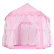 Cort castel printesa pentru copii,135 cm, roz