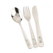 Set 3 tacamuri din inox pentru copii