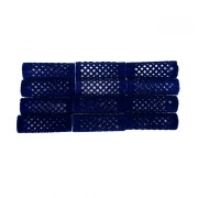 Set 12 Bigudiuri metalice cu catifea 21 x 65mm