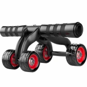 Aparat fitness cu 4 roti, pentru abdomen si spate