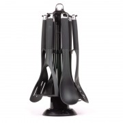 Set ustensile pentru bucatarie,7 piese,negru