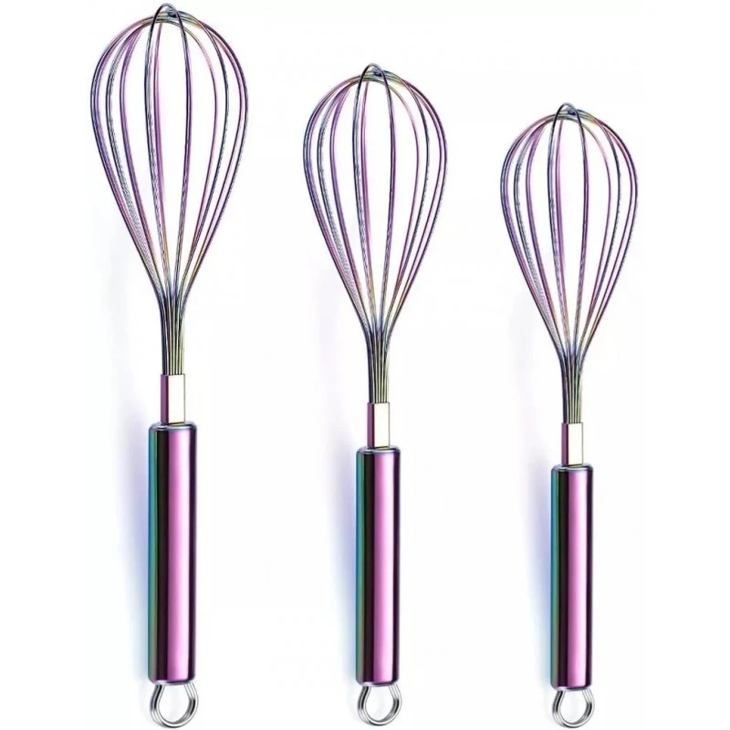 Set 3 teluri din inox, 31, 26, 21cm, multicolor