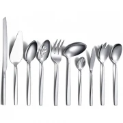 Set 10 tacamuri din inox, argintiu