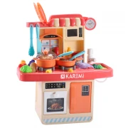 Bucatarie pentru copii, ustensile, accesorii, 34 x 16 x 39 cm, 23 piese