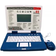 Laptop de jucarie pentru copii, educational, interactiv in Limba Engleza, 65 functii, ecran LCD, mouse