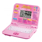 Laptop de jucarie pentru copii, educational, interactiv in Limba Engleza, 65 functii, mouse, ecran LCD