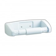 Suport din plastic pentru hartie igienica, 24 x 13.5 x 6 cm