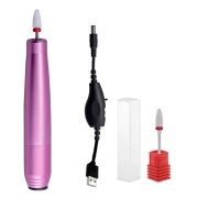 Pila electrica Miley, alimentare USB, 25.000 rpm, roz