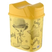 Cos de gunoi cu capac, 5.5 L, Tweety