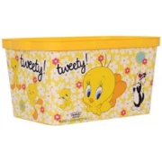 Cutie pentru depozitare cu capac, 2.3 Litri, Tweety