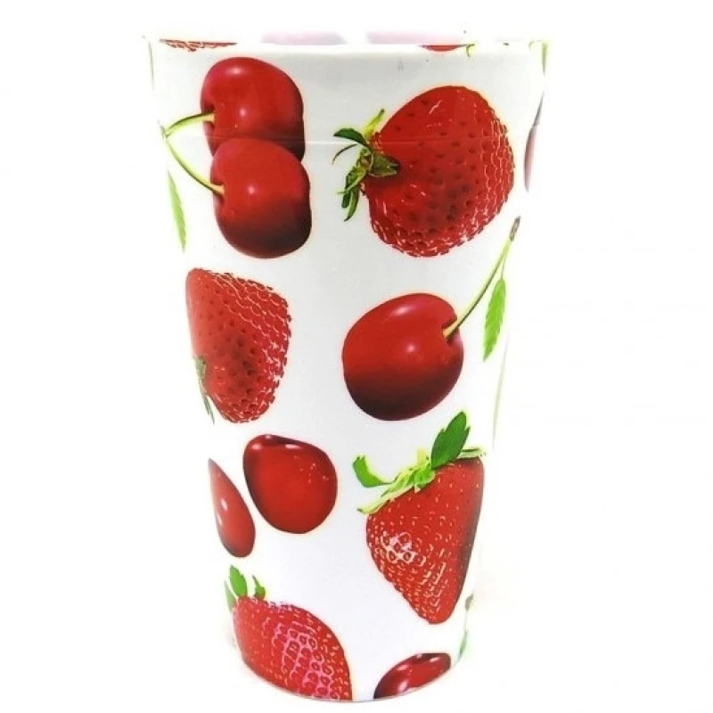 Set 5 Pahare din plastic 450 ml, multicolor