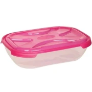 Cutie alimente din plastic cu capac, 2 Litri