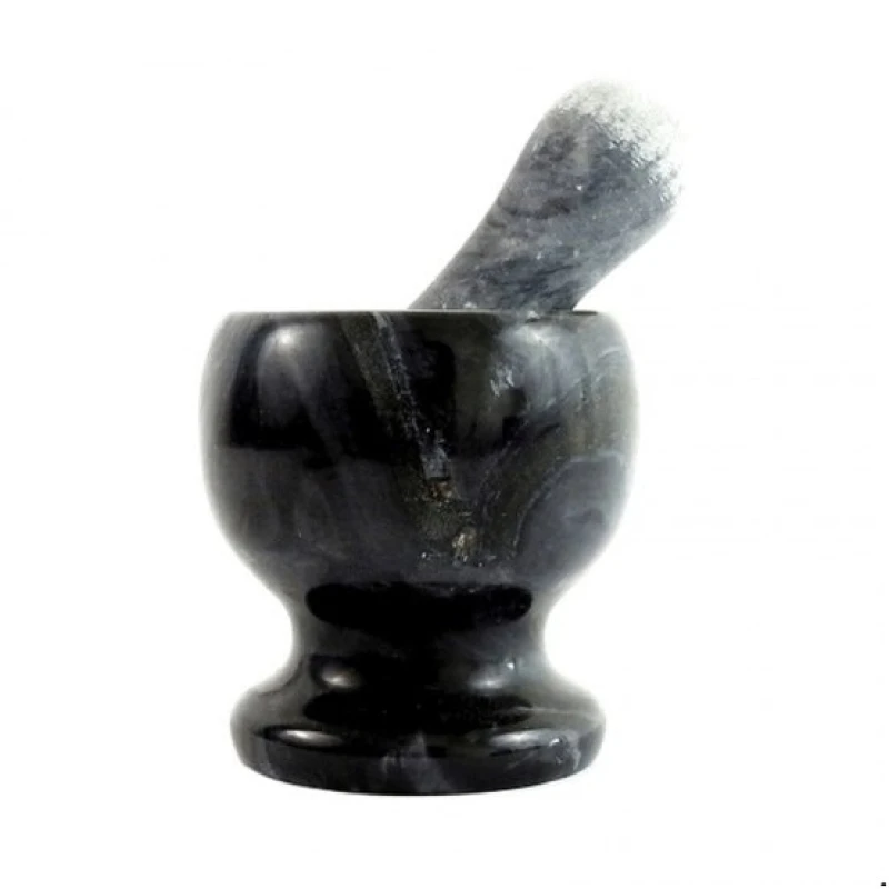 Mojar cu pistil din piatra, 10 x 10 cm
