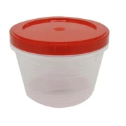 Cutie pentru alimente din plastic cu capac, 1 Litru