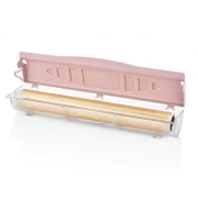 Suport din plastic, rola folie alimentara/aluminiu, 34 x 8 x 5 cm, culori diverse