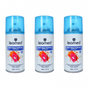 3 Spray Dezinfectant Maini si Suprafete Leomed 80% Alcool, 3x150ml