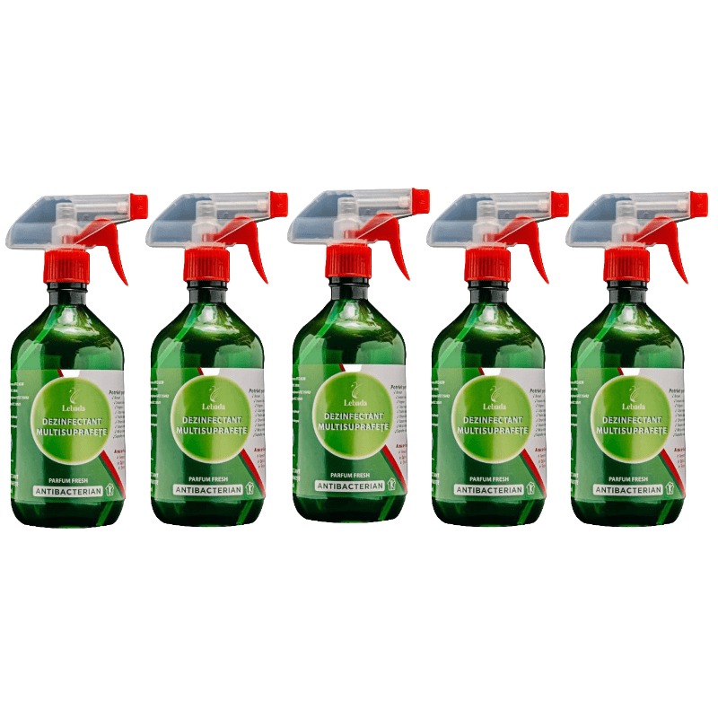 5 Dezinfectant 5x500 ml, Multisuprafete Antibacterian