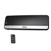 Aeroterma de perete cu telecomanda Zilan, 2 trepte, 2000 W,termostat reglabil
