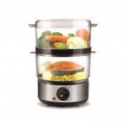 Aparat de Gatit cu Aburi Hausberg, 400 W, 4.8 Litri, 2 Nivele