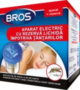 Aparat electric Bros cu rezerva lichida impotriva tantarilor, 40 ml, 60 nopti