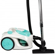 Aspirator fara sac Hausberg Cyclone Vacuum Cleaner,700W,79dB,3L,alb/turcoaz