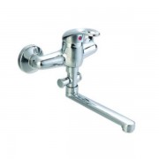 Baterie cada cu pipa mare,25 cm,monocomanda,cartus ceramic 40 mm