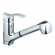 Baterie cu dus pentru bucatarie Sanitec,monocomanda,zinc