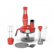 Blender 4 in 1 Hausberg,turbo,1.5 l, 1500 W,Rosu