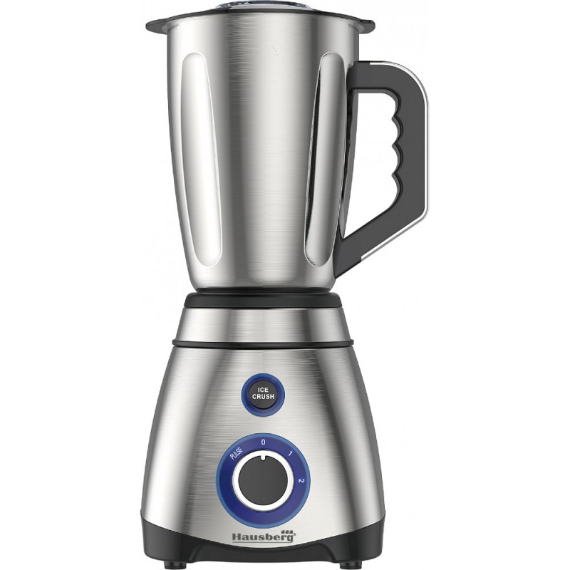 Blender cu rasnita Hausberg,600 W,Recipient inox 1.5 L, 2 viteze cu pulsatii