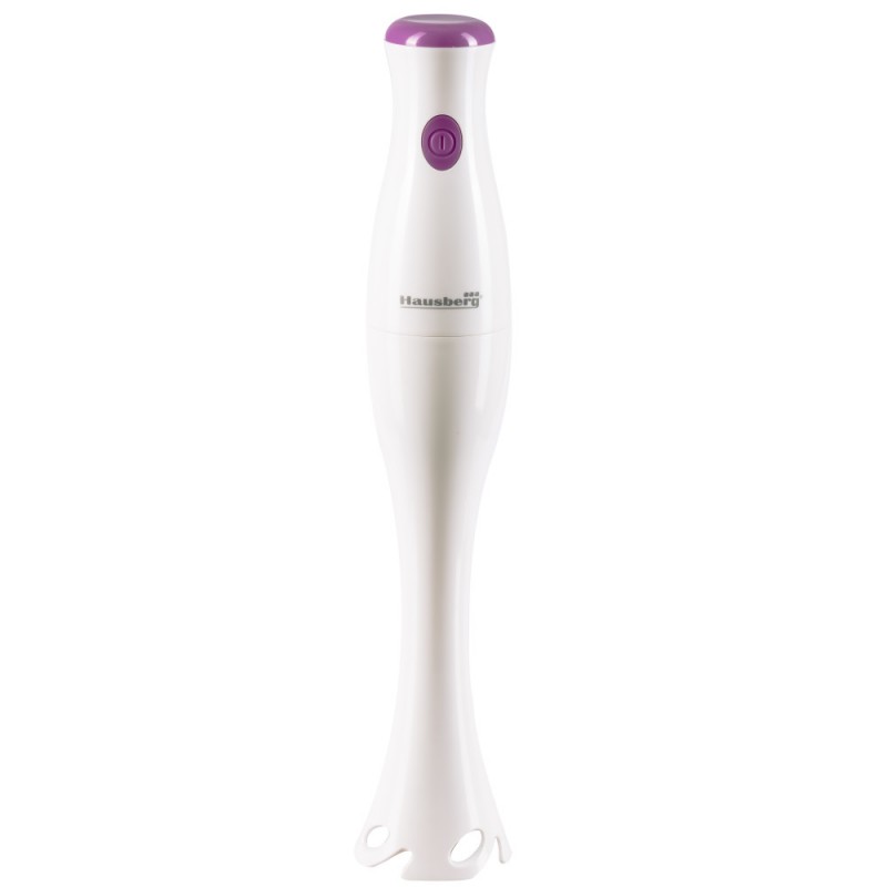 Blender de mana Hausberg,350 W,otel inoxidabil,Alb