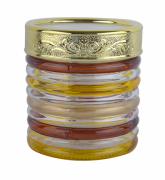 Borcan din sticla pictat manual - 850 ml