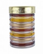Borcan din sticla pictat manual - capacitate 1300 ml