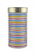 Borcan din sticla pictat manual - capacitate 1700 ml